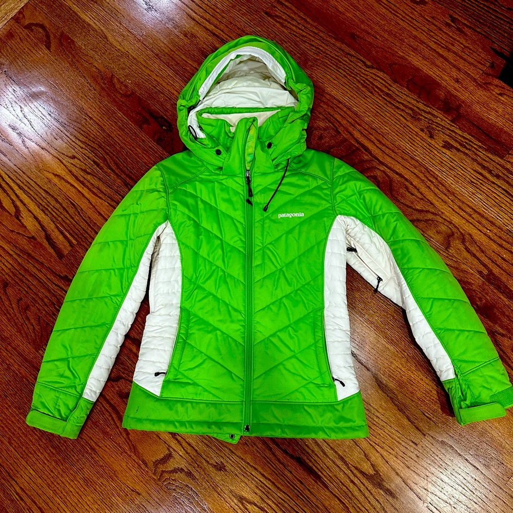 XS Patagonia Lime Green Women’s Ski Jacket